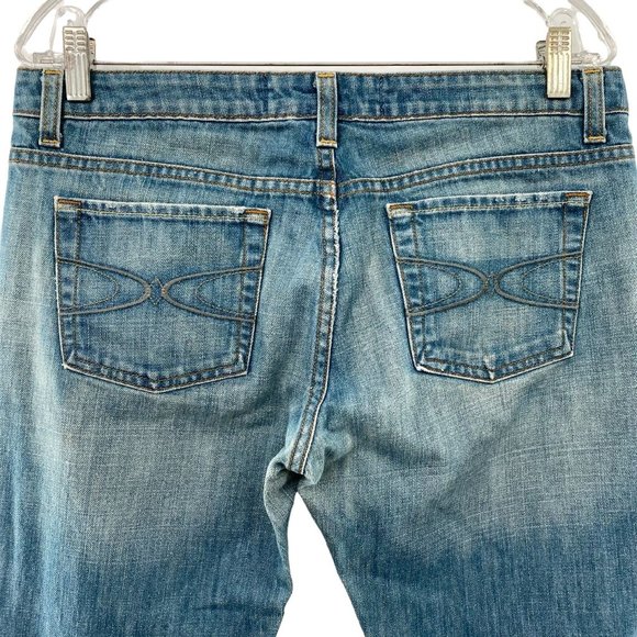 LUX STRAIGHT LEG LIGHT BLUE JEANS WOMENS SIZE 9 - Picture 9 of 11